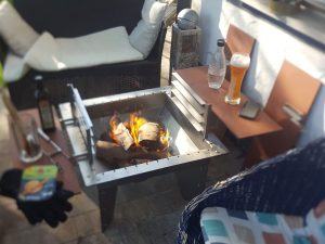 Feuerschale 550x550                aus Cortenstahl
