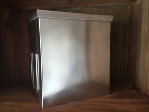 Edelstahlkiste  Steel Box Teekiste