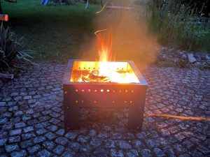 Feuerschale 550x550 Feuerwanne Grill