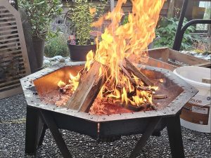 Feuerwanne, Feuerschale, 8-Eck 650S